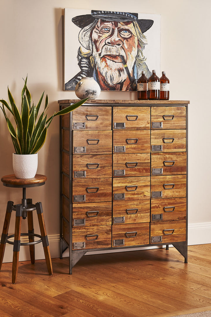 Prymere 18 Drawer Apothecary Chest