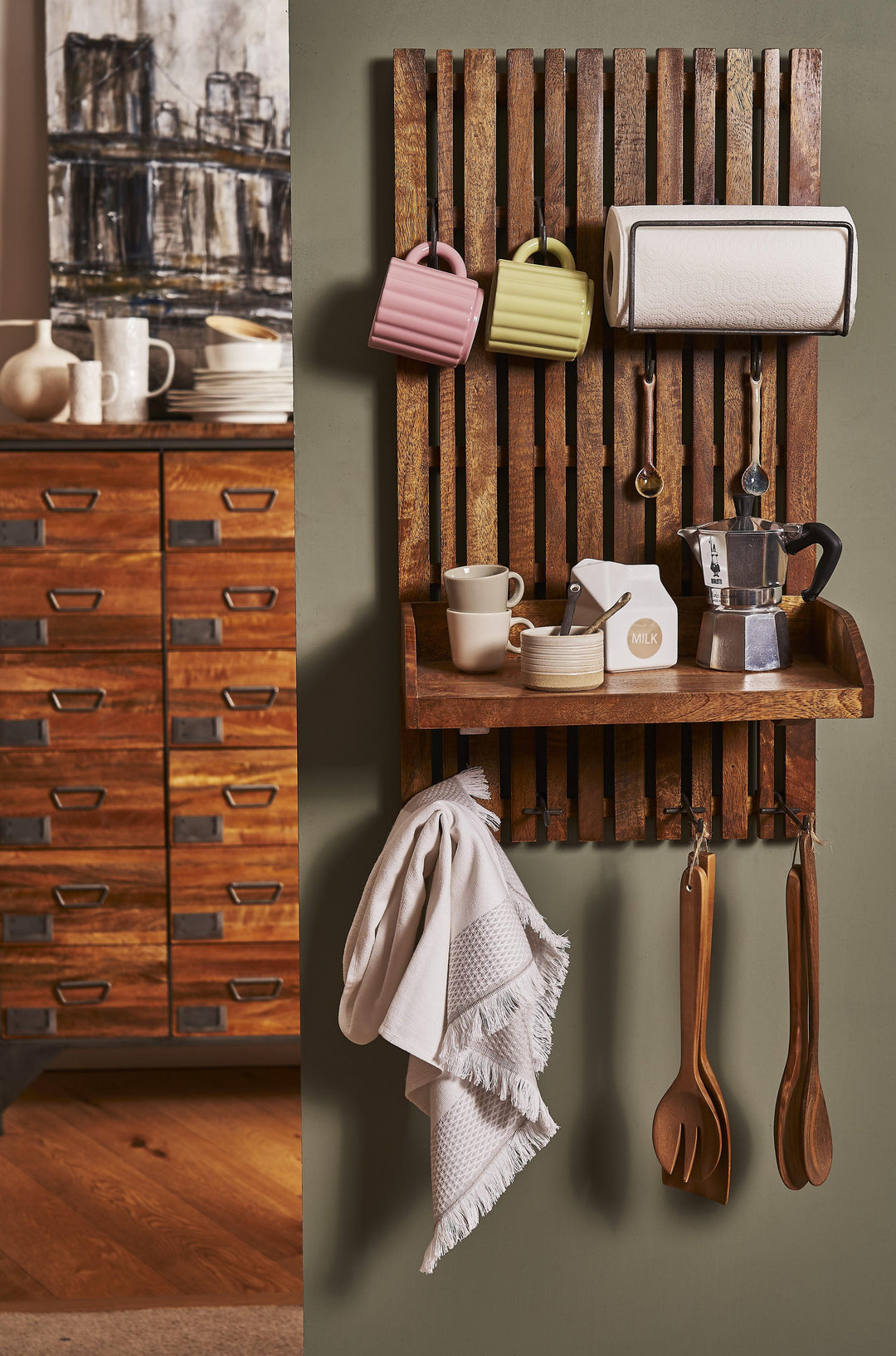 Rethyn Hanging Kitchen Rack