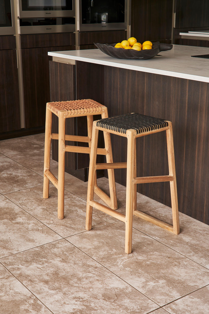 Set of 2 Sylmar Counter Stool - Black