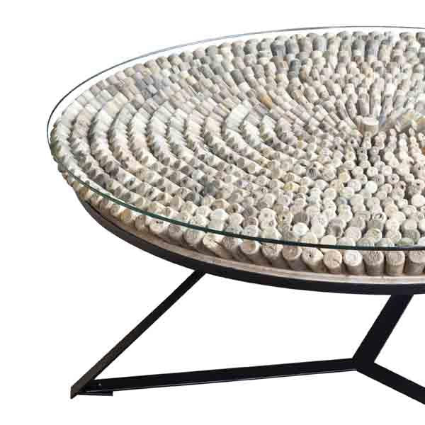 Velorin round coffee table