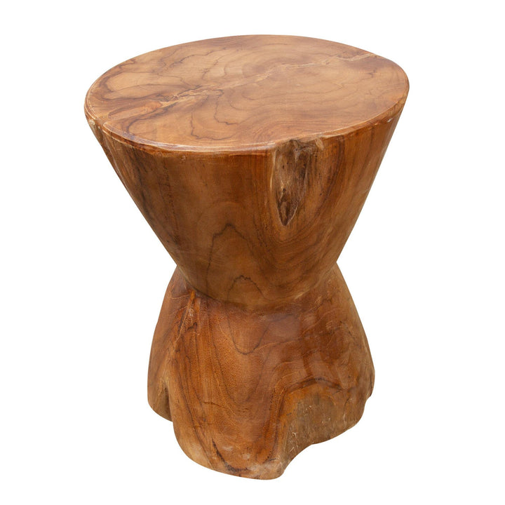 Delvane Stool / Side Table Natural wax