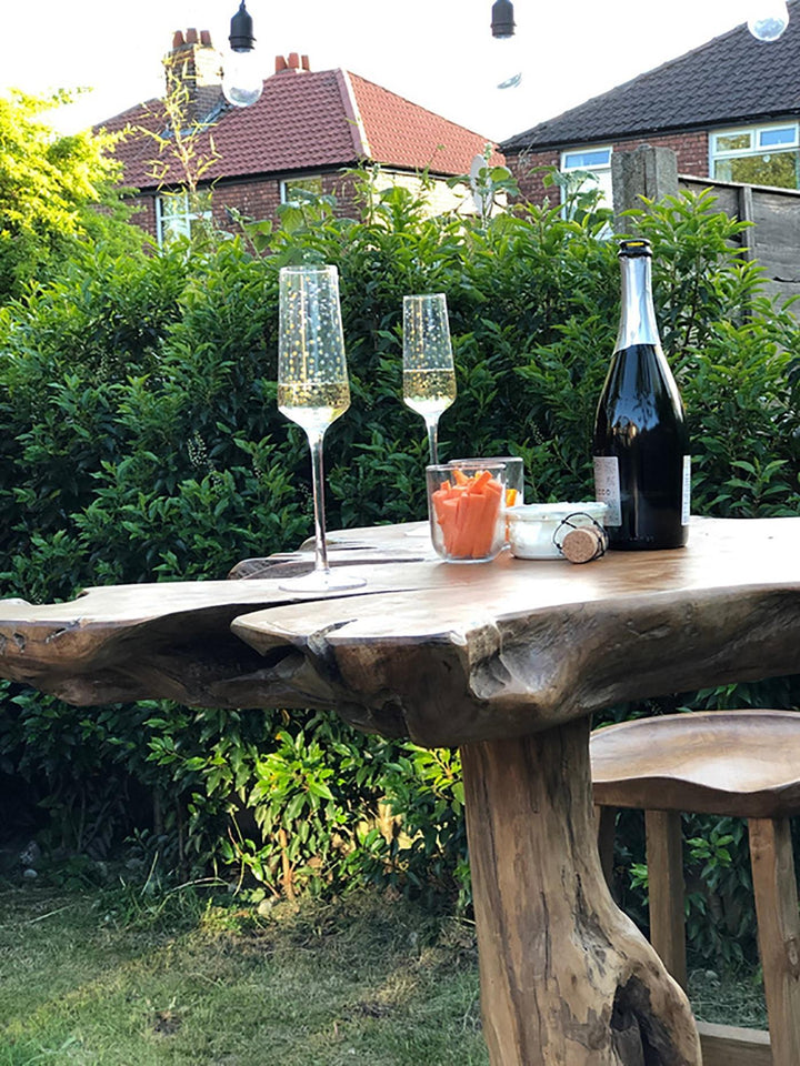 Ylmer Teak Root Bar Table