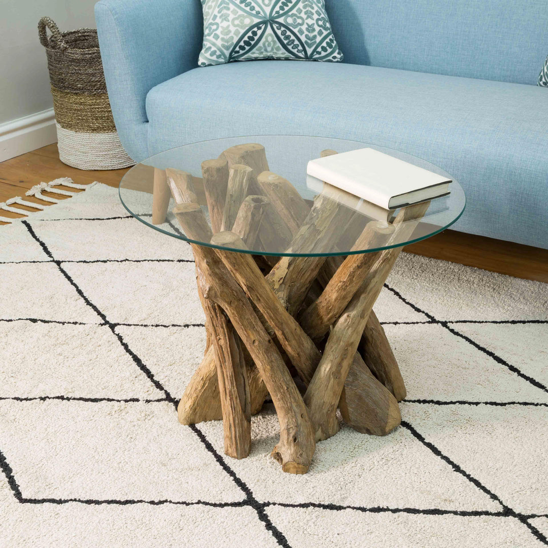 Norelle Branchwood Round Lamp Table
