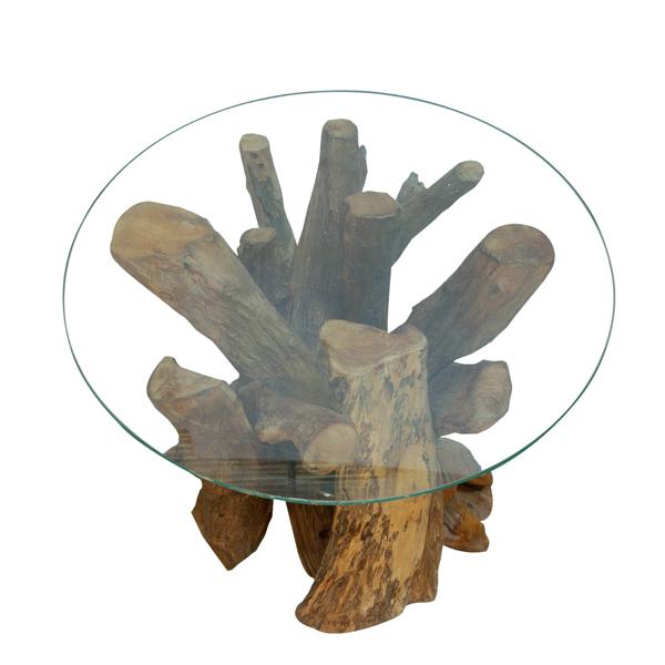 Norelle Branchwood Round Lamp Table