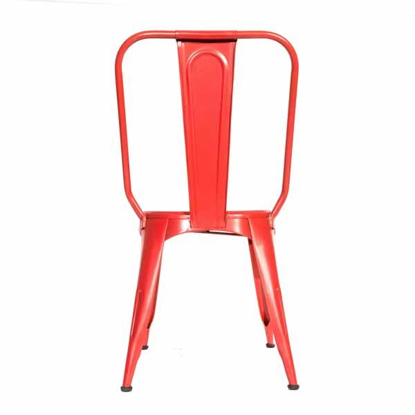 Prymere Tolix Chair Industrial Red