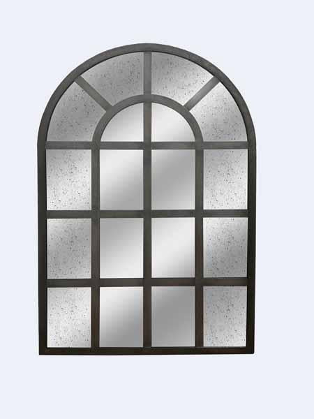 Prymere Arch Mirror - Lightly Distressed Glass