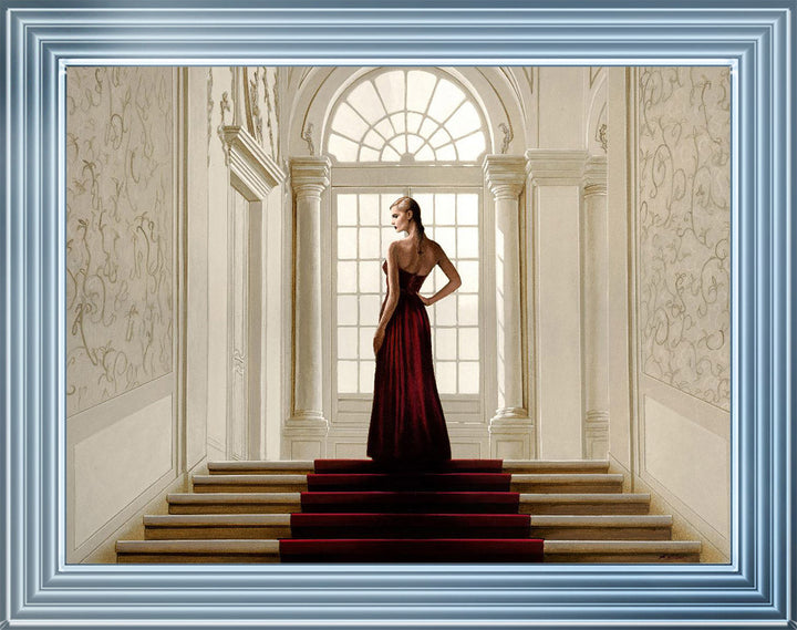 Suzanna on the stairs