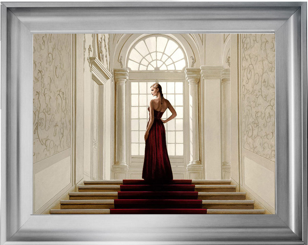 Suzanna on the stairs