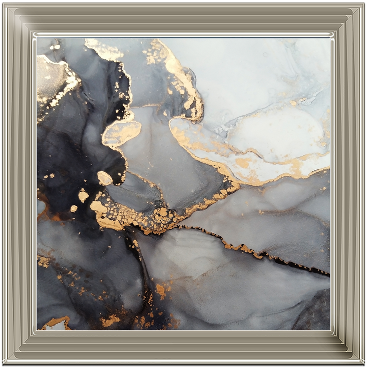 AB170 Abstract Black & Grey II