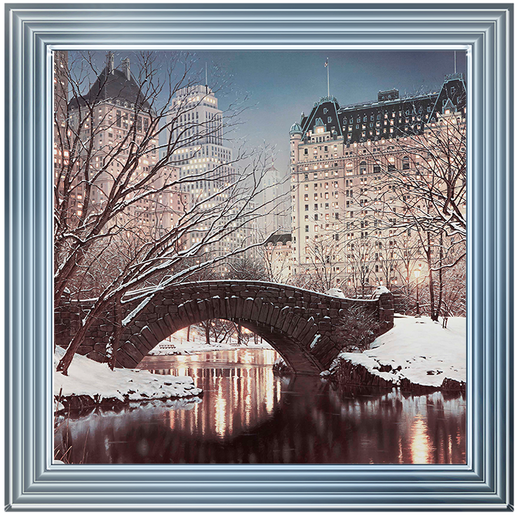 CY100 Gapstow Bridge in Winter, Central Park, New York