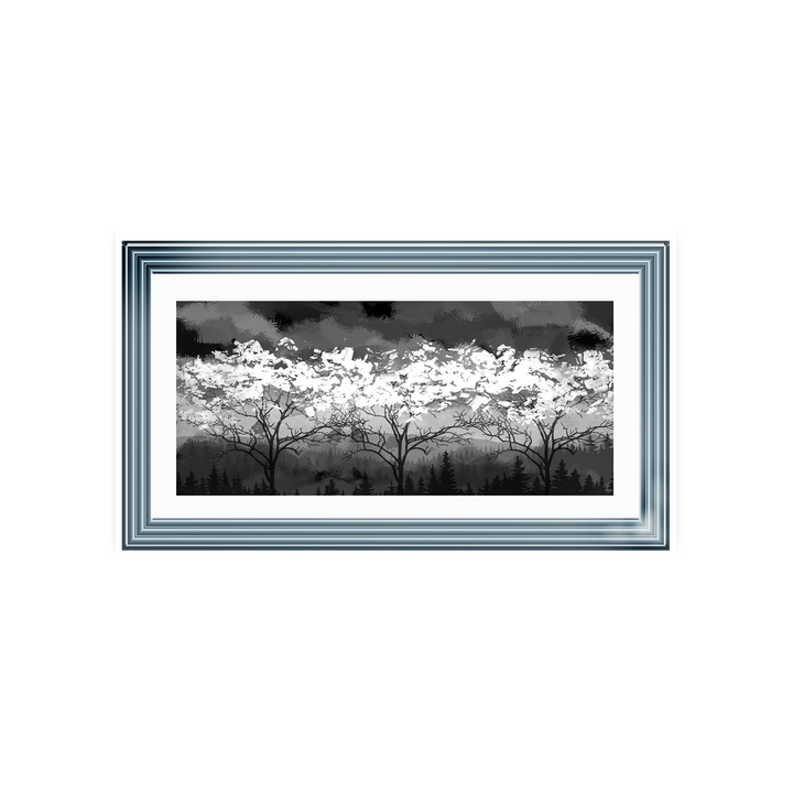 LS200 Black and white forest