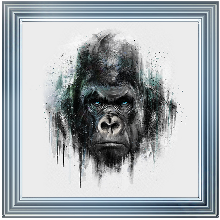 AN416 Blue Gorilla Watercolour