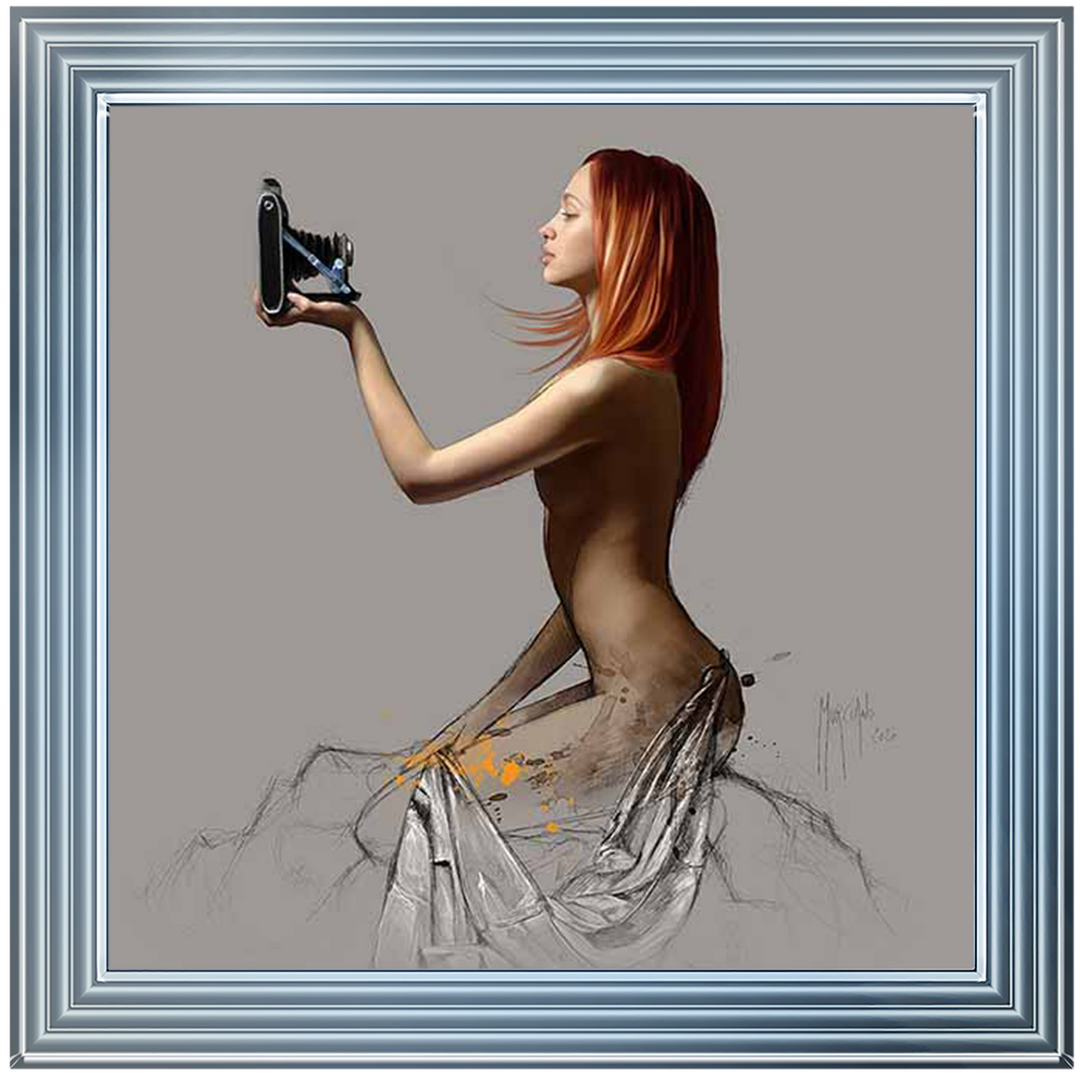 Nude Selfie Sketch