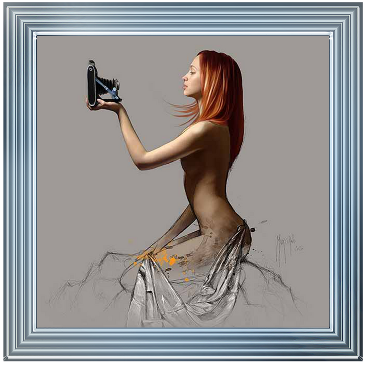 Nude Selfie Sketch