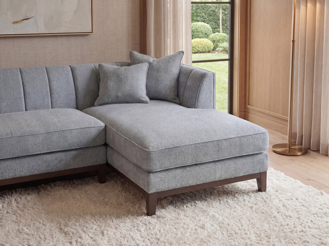 Aluxo Cooper Left Hand Corner Sofa – Dolphin Boucle Fabric