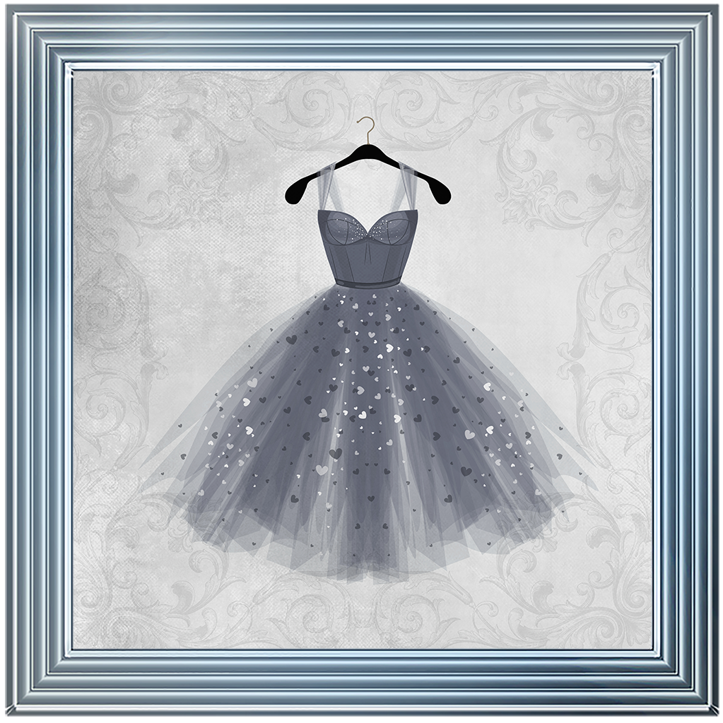 FS116 Black Dress Shimmer