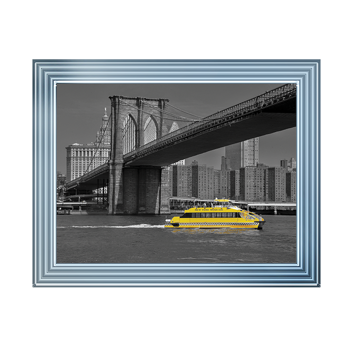 CY066 NY Water Taxi Under Brooklyn Bridge