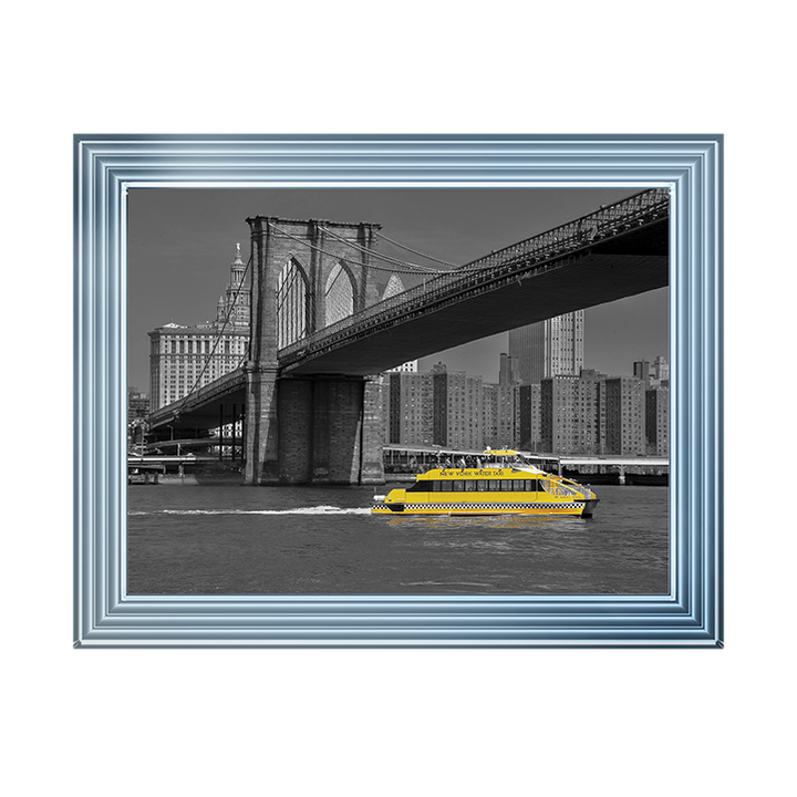 CY066 NY Water Taxi Under Brooklyn Bridge