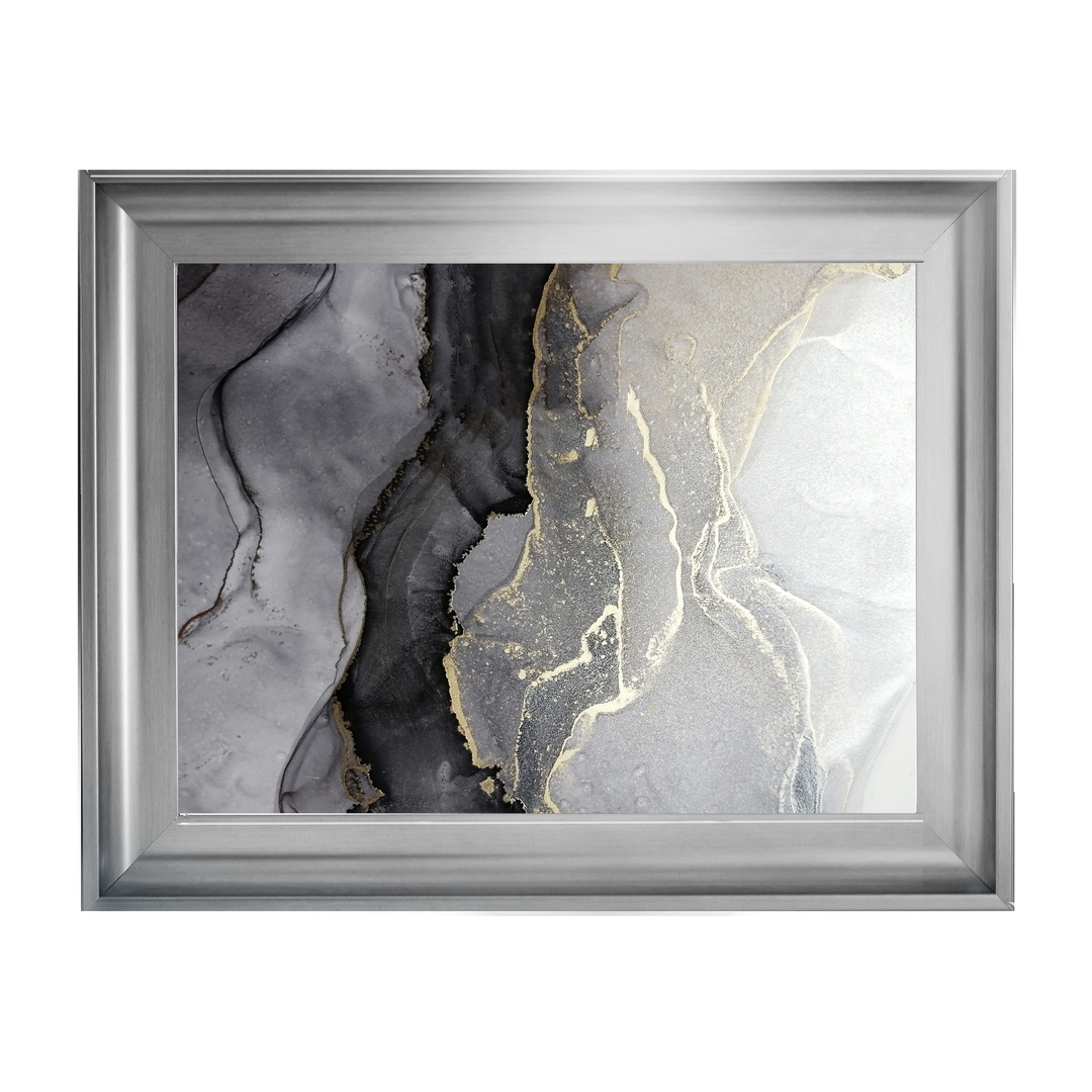 AB148 Abstract Black & Grey