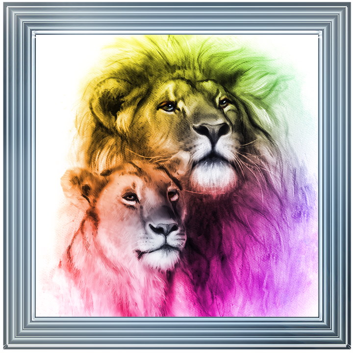 AN431 Proud Lion Couple
