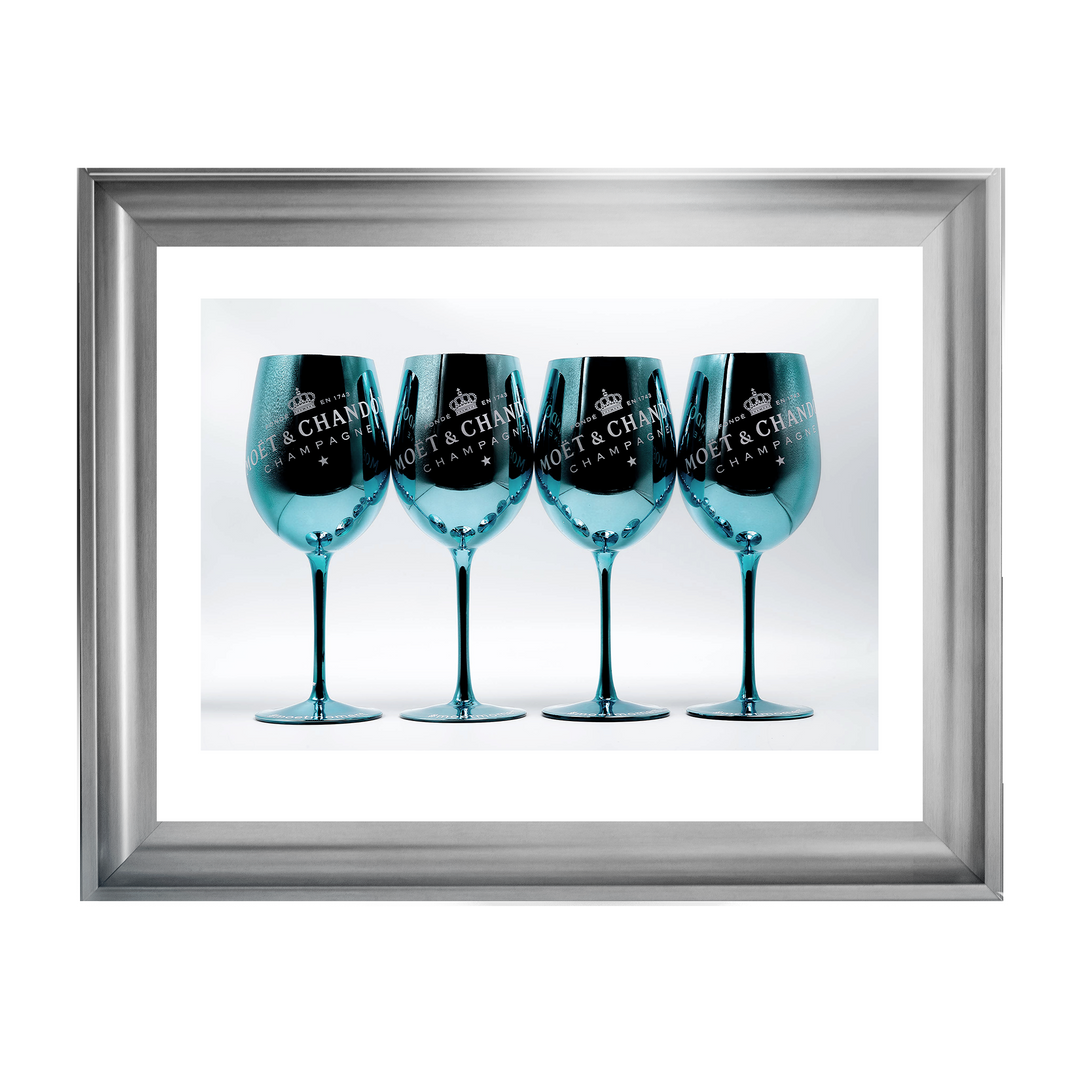 Moet Glasses - Sky Blue