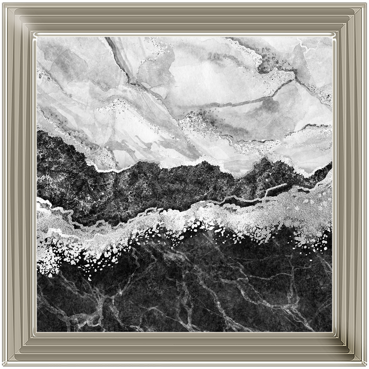 AB151 Abstract Black & Grey IV