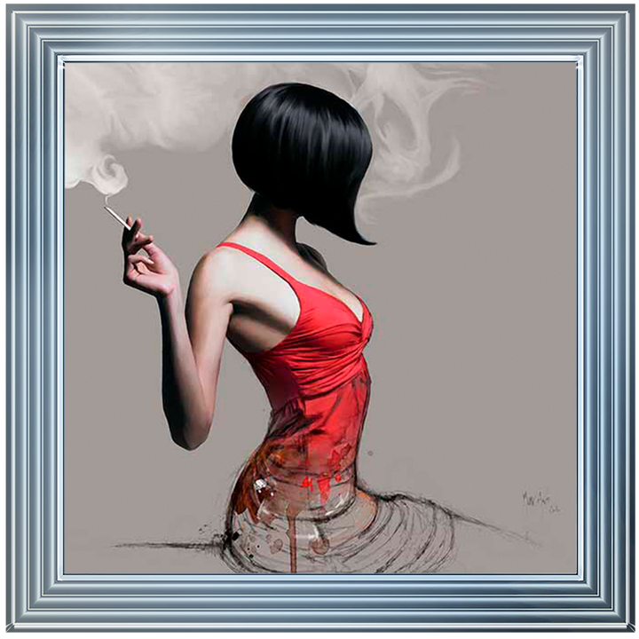 FG576 Red Dress Sketch