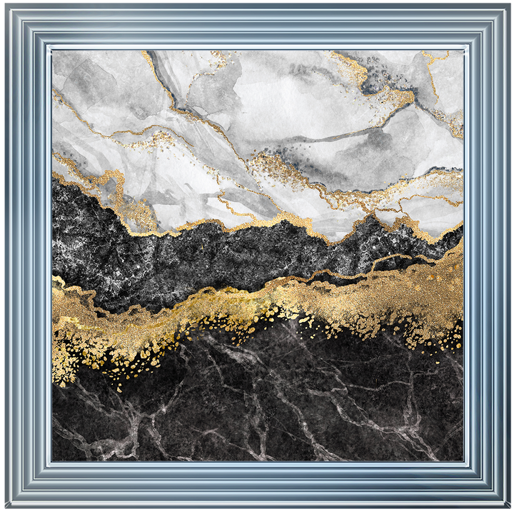 AB150 Black & Gold Geode