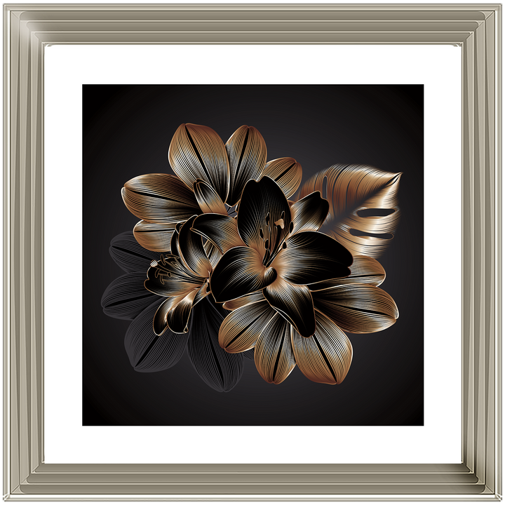 FL239 Black Beauty Flower I