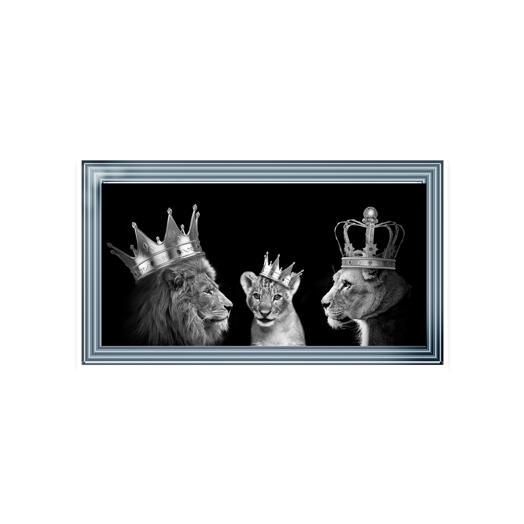 Lion trio family (Silver Crowns)