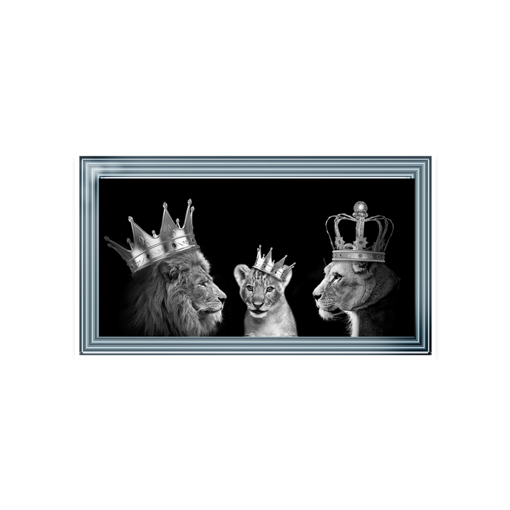 Lion trio family (Silver Crowns)