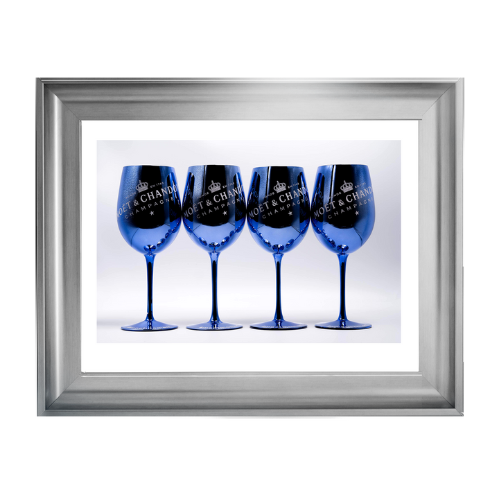 Moet Glasses - Blue