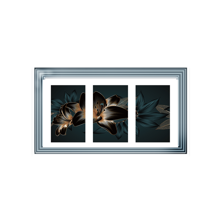 FL242 Black and blue beauty flower