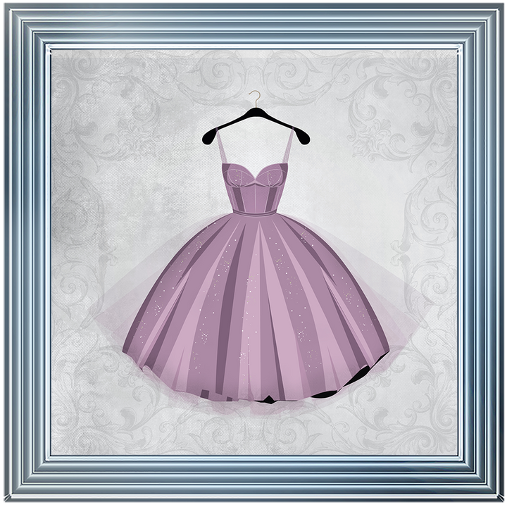FS117 Pink Dress shimmer