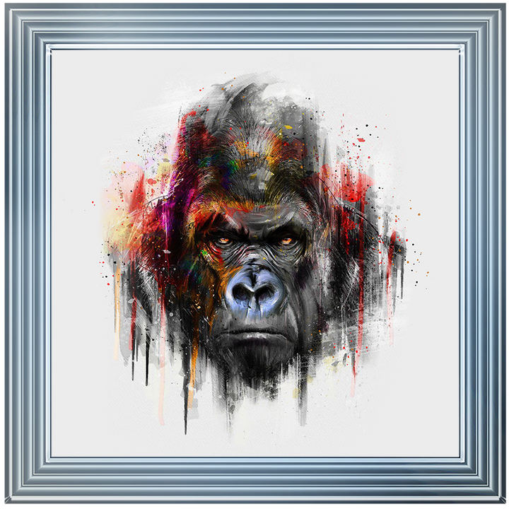 Red Gorilla Watercolour