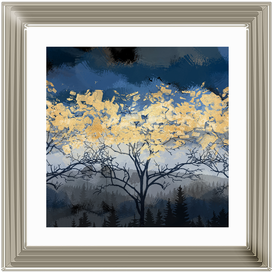 LS195 Lone Blue Tree