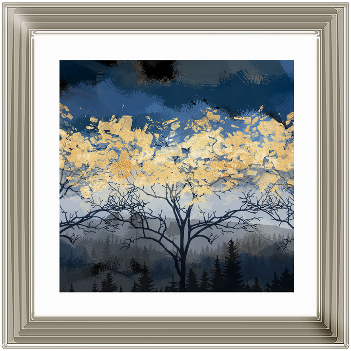 LS195 Lone Blue Tree
