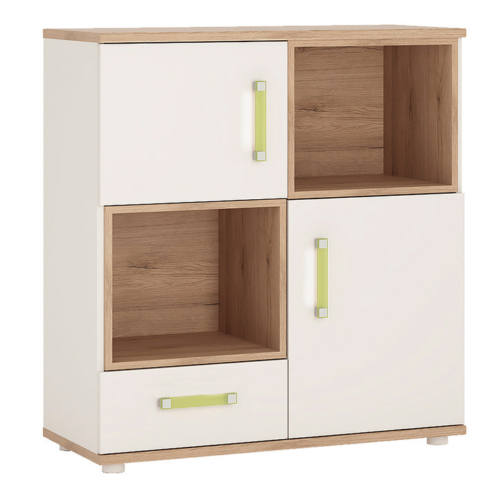 4KIDS Cupboard 2 Doors 1 Drawer with Shelves