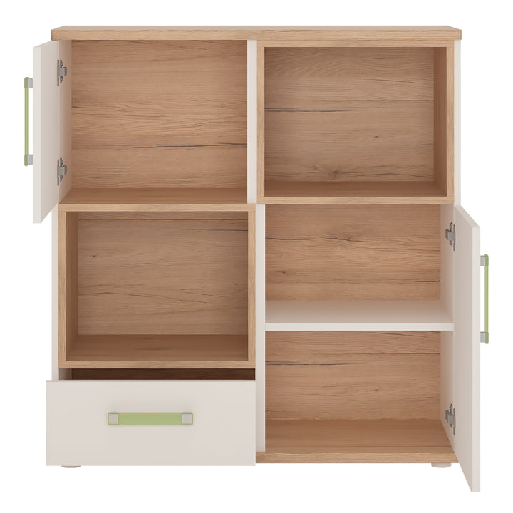 4KIDS Cupboard 2 Doors 1 Drawer with Shelves