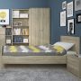 4 You Tall Wide Bookcase in Sonoma Oak