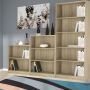 4 You Tall Wide Bookcase in Sonoma Oak