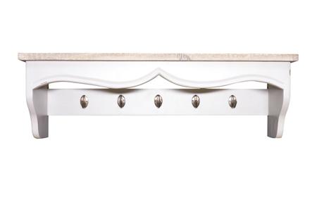 Liorisse Hall Rack / Hat Shelf Antique White
