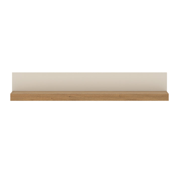 Naxxar Wall Shelf 154 cm in Cashmere and Stone Oak