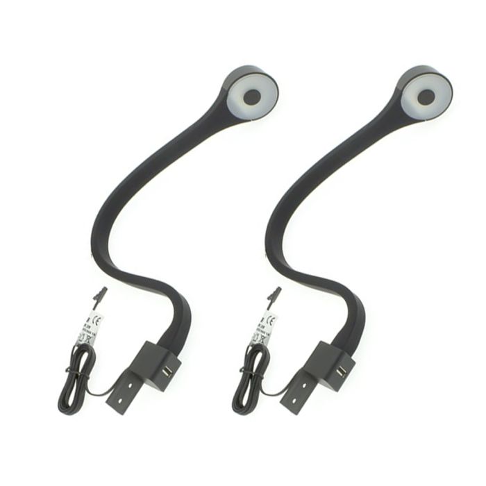 Cabinet Light Flexi Light 2P with USB Charger