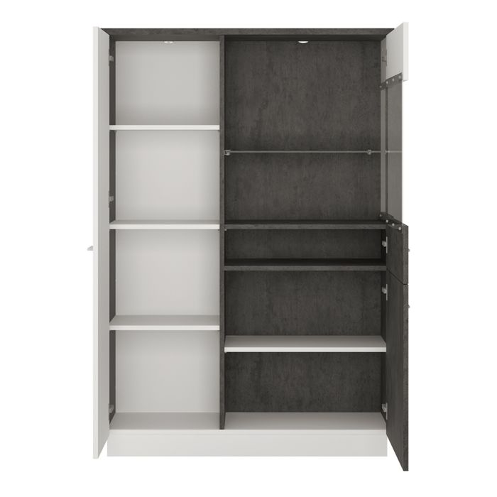 Zingaro Low Display Cabinet Right Hand