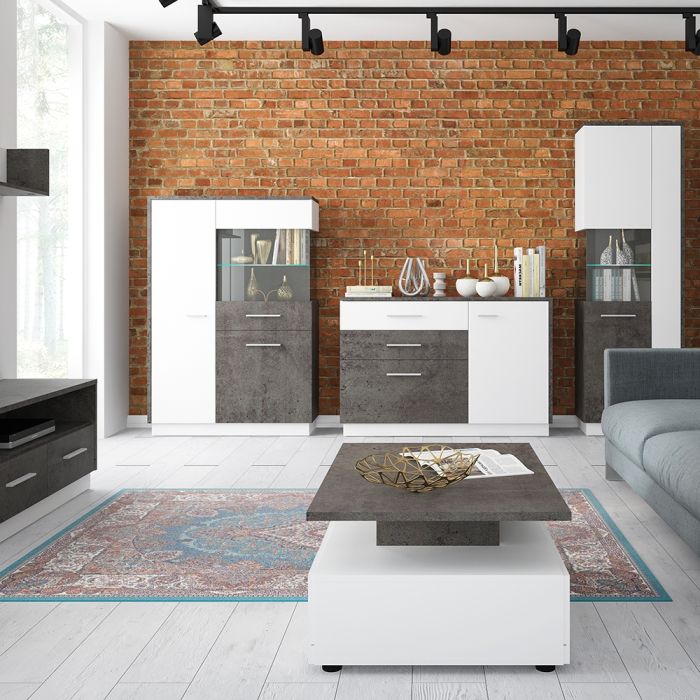 Zingaro Low Display Cabinet Right Hand
