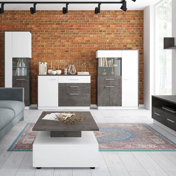 Zingaro Low Display Cabinet Left Hand