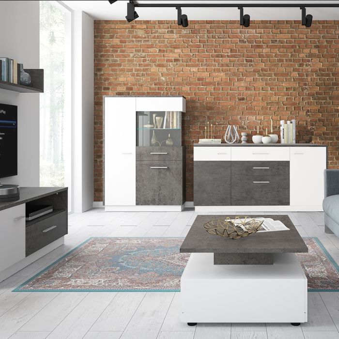 Zingaro Low Display Cabinet Right Hand
