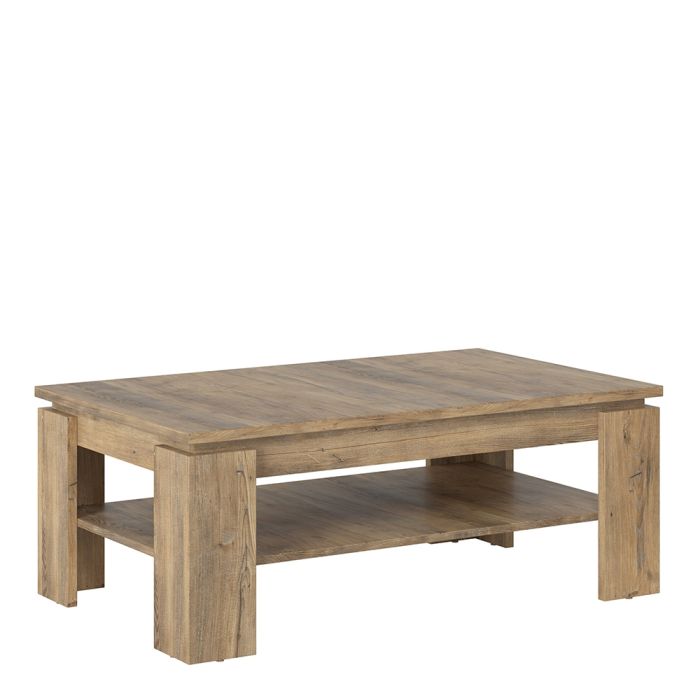 Rapallo Large Coffee Table Chestnut and Matera Grey
