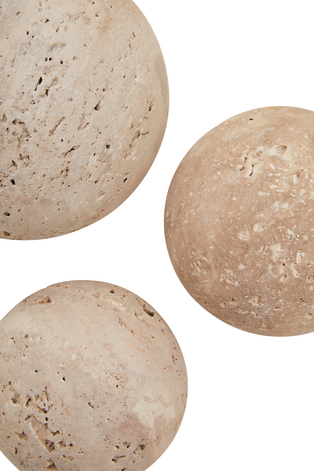 of Set Balls Corvessa Travertine Deco 3